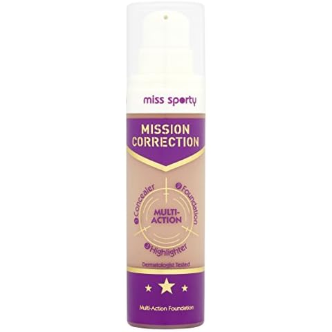 Miss Sporty Mission Correction Foundation, 30 ml, Medium Cover