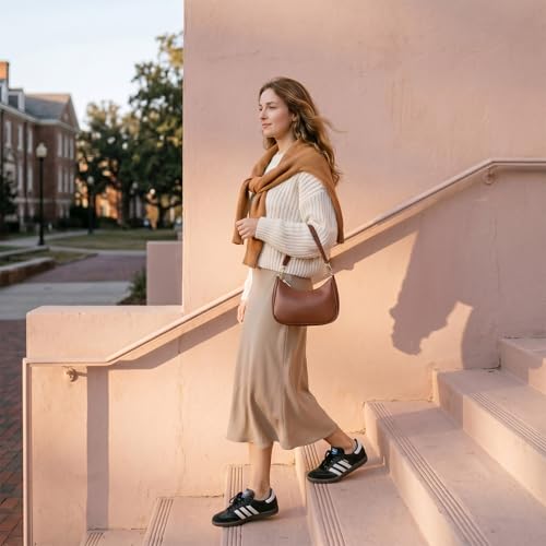 Image of CYHTWSDJ Shoulder Bags for Women, Cute Hobo Tote Handbag Mini Clutch Purse with Zipper Closure