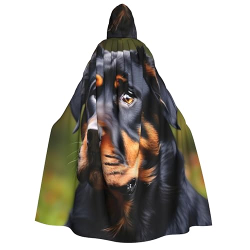 Cape à capuche Rottweiler pour vos soirées déguisées et fêtes