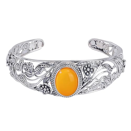 Argent 925 Jade bague florale complexe pour sublimer vos tenues de soirée