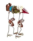 Sugarpost Gnome Bearers with Gnome Indoor Outdoor Metal Art Sculptures - Copper Metal Sculpture - 6 Inches Tall - Handcrafted in USA