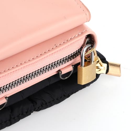 Image of 6 Pcs Luggage Locks with Keys, Solid Brass Keyed Padlock Suitcase Locks Gym Locker Lock with Key Storage Pad Lock for Locker Gym Gate Outdoor Indoor Use