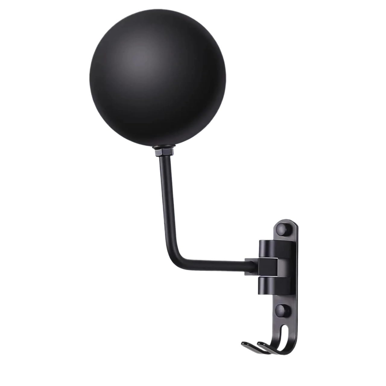 HESHUWEN Helmet Holder Motorcycle Helmet Rack Wall Mount Holder 180° Rotation Hanger With Hooks For Bike Baseball Rugby Helme