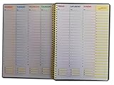 A4 Weekly Planner Without Date - Paper 120g Din A4 8,3x11,7 21x30cm Spiralbound