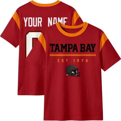 Image of T-Shirt Custom Crewneck Short Sleeve for Men Gifts | Custom T-Shirt Personalized Name and Number