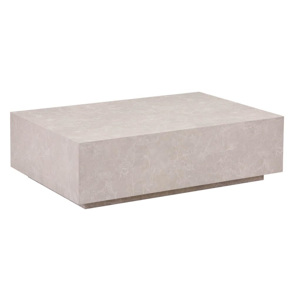 Home Deluxe - Table Basse Amiri XXL - Couleur : Beige, Dimensions : 120 x 80 cm, Plateau en MDF, déjà montée I Table de Salon Table d'appoint Table Basse