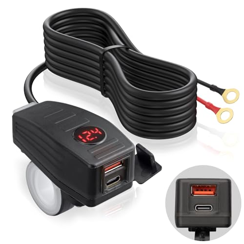 eSynic ładowarka samochodowa do motocykla gniazdo USB