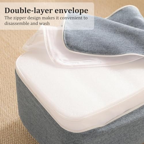 Coussin de sol 40 x 30 x 20 cm amovible lavable doux confort - 4