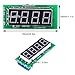 Chiffonade 4-Digit Digital Counter Module QF-C04 DC4-40V Red LED Display with Memory Function for Industrial/DIY Counting Compatible with NPN Sensor