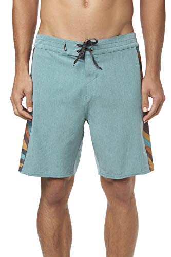 O'NEILL Men's Water Resistant Hyperfreak Stretch Swim Boardshort, 18 Inch Outseam