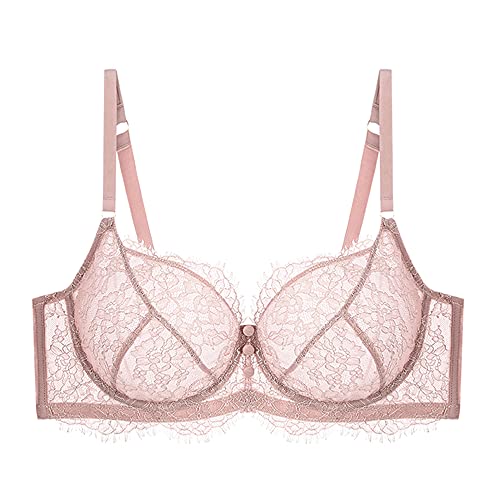 Soutien-gorge push-up en dentelle rose avec armatures lingerie raffinée