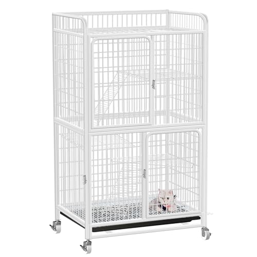 Areden �L�P�[�W �L�p�P�[ �W �L�n�E�X (�T�C�Y86x60x155CM)�����p�L�̃Q �[�W �傫�ߓ����P�[ �W ��^�L�p�P �[�W ���������L �ړ��֗� �g���ȒP ���O���\�ȃy�b�g�p�i �������� �i�z���C�g�j