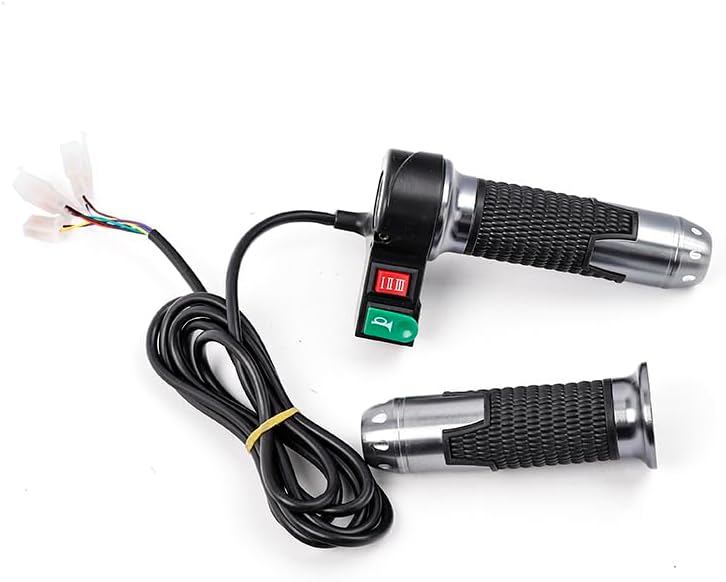 Throttle Handle 60V 3 Speeds Gear Switch with Horn Electric Bike Modification Part for Harley Citycoco Scooter Motorcycle E-Bike