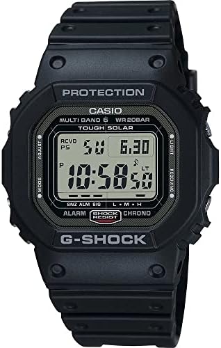 Casio Digital GW-5000U-1ER, Grey, strap