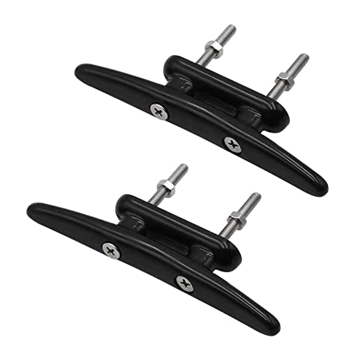 Rolasm Boat Black Cleat Nylon Cleat Kayak Cleat Boat Dock Cleat 4" 5" 6“ 8"(4 Pack) (4 Inch-4Pcs) #TOP5