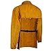 shenwld Leather Welding Cape Sleeve, Heat & Flame Resistant Cowhide Weld Jacket - for Welding, Construction, and Heavy Work (L)