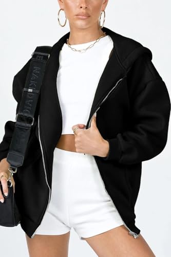 PRETTYGARDEN Women's 2025 Zip Up Y2K Hoodies Casual Long Sleeve Sweatshirts Fall Spring Track Jackets with Pockets2