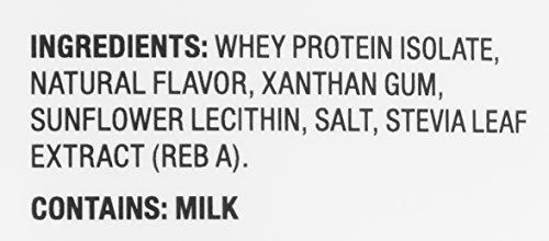 Amazon Elements Grass-Fed 100% Whey Protein Isolate Powder, Natural Vanilla , 2.05 lbs (30 Servings) (Packaging may vary) - Thumbnail 7