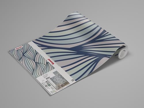 Komar Vlies Fototapete - Gentle Waves - Größe 250 x 250 cm - Tapete, Wanddekoration, Wohnzimmer, Schlafzimmer, Büro