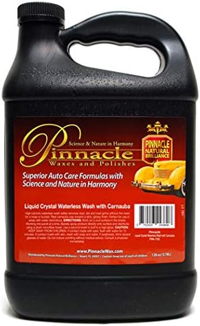 Pinnacle Natural Brilliance PIN-702 Liquid Crystal Waterless Wash with Carnauba, 128 fl. oz.