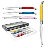 Steak Knives Set of 4, Forged Stainless Steel...