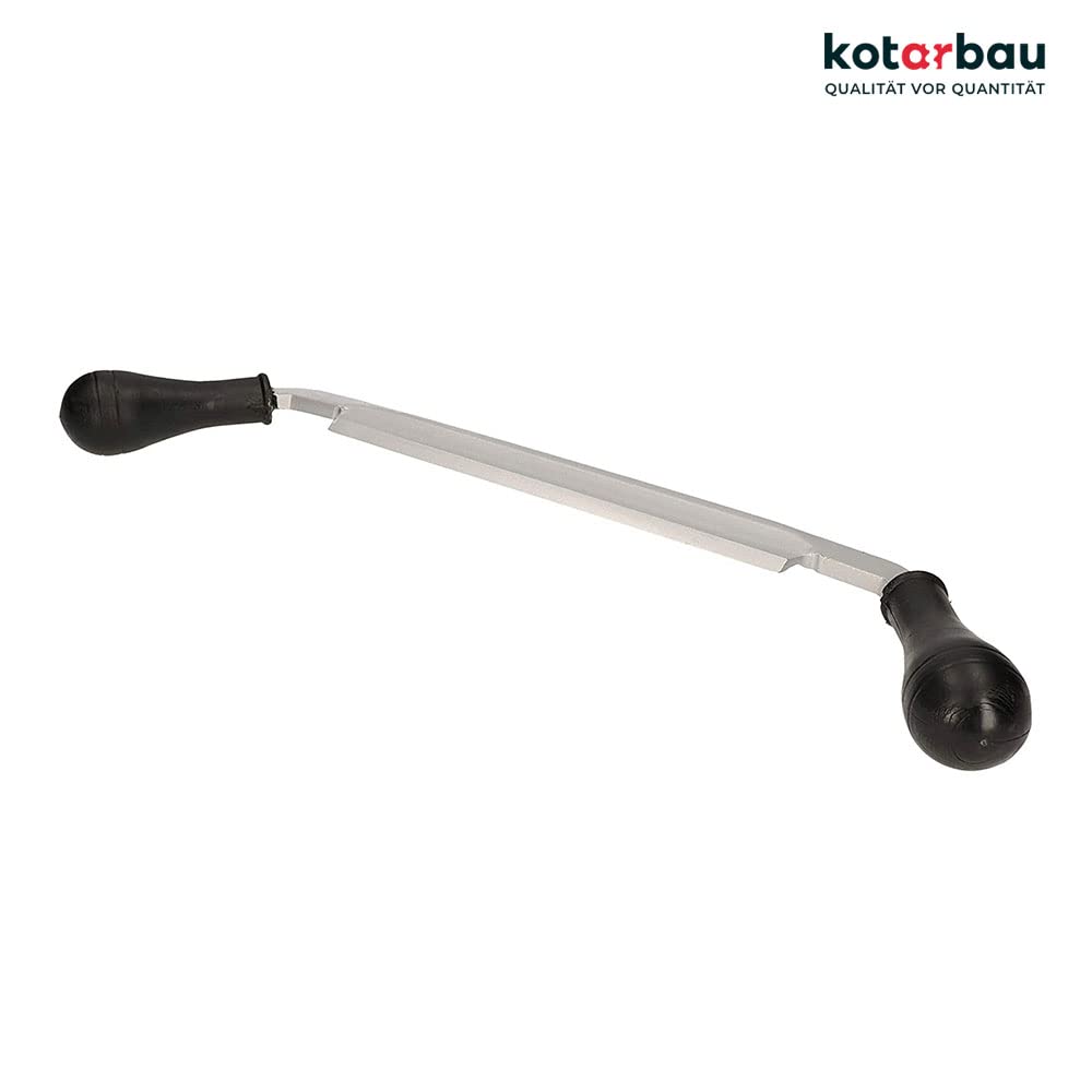 KOTARBAU® Zugmesser 480 mm Geschmiedet Ziehmesser für Holz Holzbearbeitung Stahl