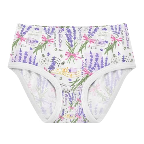 Lavender Flowers Toddler Girls's Underwear 2T 202c1325