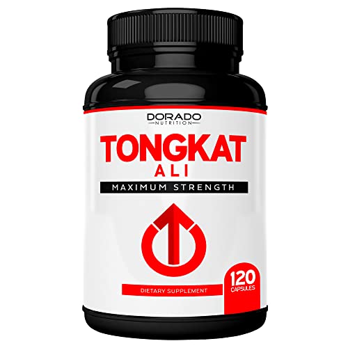 Tongkat Ali Extract (Longjack) Eurycoma Longifolia, 1200mg per Serving, (120 Capsules) - Indonesian Ginseng - Third Party Tested - Stamina, Drive, Athletic Performance & Muscle Mass - Non-GMO