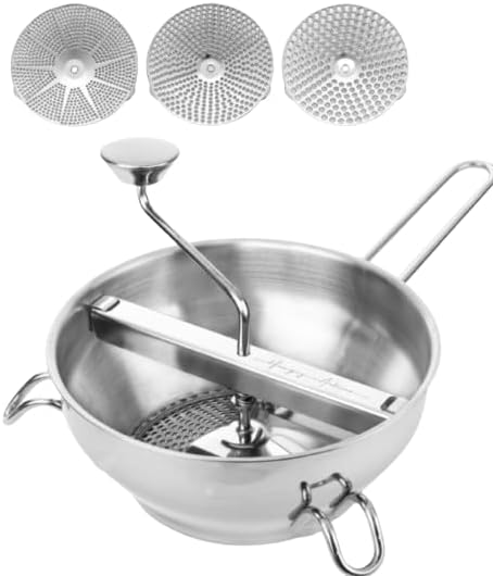 Stainless Steal Food Mill With 3 Discs