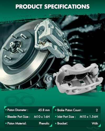 Image of SCITOO Front Left+Right Brake Calipers With Bracket 18B4950 18B4951 Compatible For Chevrolet Equinox 2005-2006 For Pontiac Torrent 2006 For Saturn Vue 2004-2007