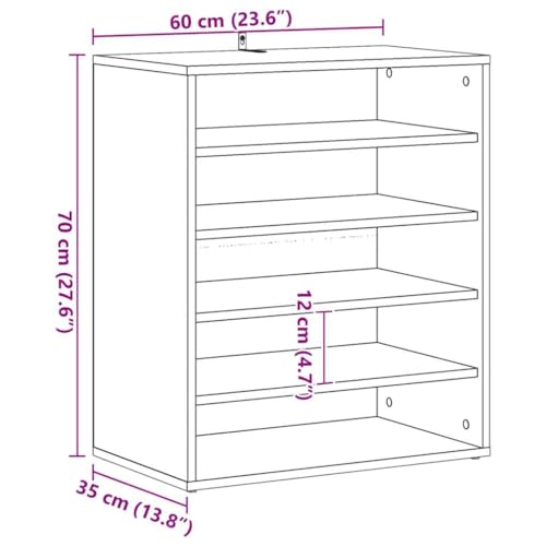 Meuble à chaussures compact 60 cm pour résoudre le manque de place dans l'entrée - 3