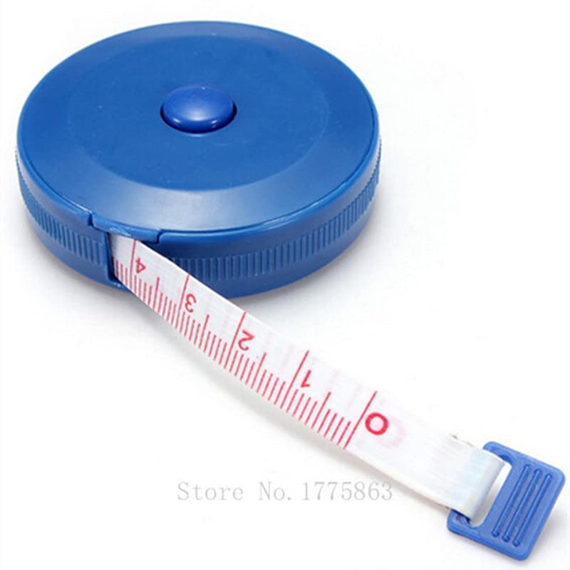 60 inch New Retractable Ruler Tape Measure Sewing Cloth Dieting Tailor 1.5M Random Color AA7541