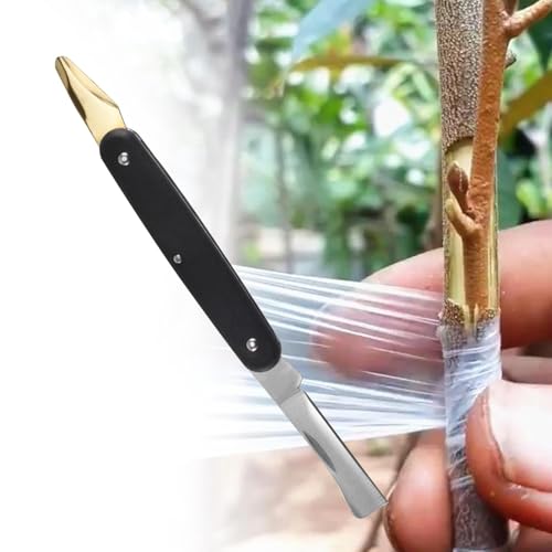 Image of SECRET DESIRE Fruit Trees Budding Grafting Knife Versatile Ergonomics Handle Cutting Tool