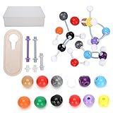 ★ Kit de modelo molecular: con este kit de modelo, puede construir fácilmente la estructura molecular del metano (CH4), etano (H3C-CH3), grasa, aminoácidos y la mayoría de los otros compuestos orgánicos más comunes y ligeramente complicados.