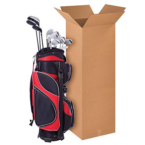 Image of BOX USA 12 x 12 x 48 Corrugated Cardboard Boxes, Tall 12 inchL x 12 inchW x 48 inchH, Pack of 15 | Shipping, Packaging, Moving, Storage Box for Home or Business, Strong Wholesale Bulk Boxes