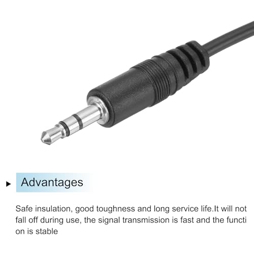 MECCANIXITY Cable Audio Jack 3.5mm 1m 5 piezas miniatura 4