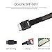 LetLinkSo Shielded Oculink Cable PCIe 4.0 SFF-8611 4i Male Extension Cable for Oculink eGPU onexGPU Mini PC SSD, 3.3 ft (100 cm)