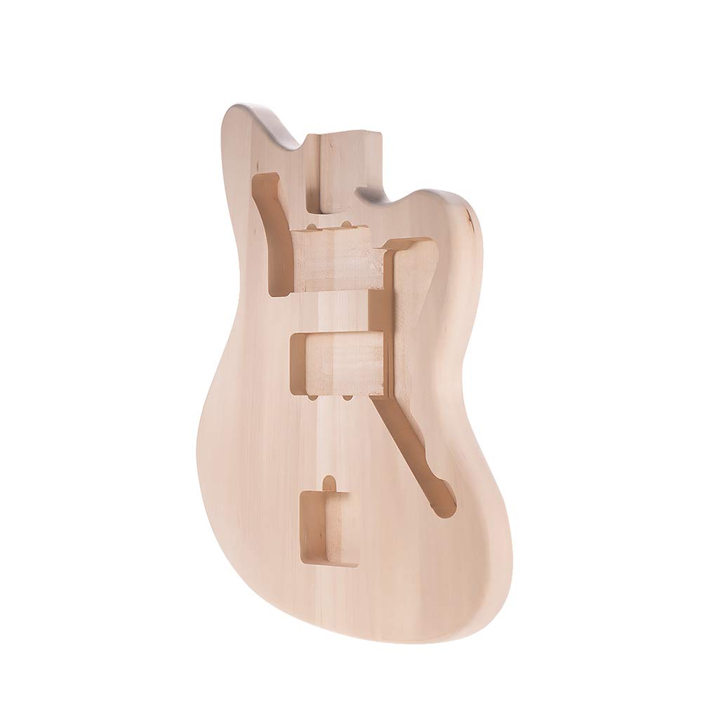 ACAGALA MZB-T DIY Electric Guitar Unfinished Body Guitar Barrel Blank Basswood Guitar Body