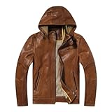 ✔ Matériau : la veste aviateur de qualité supérieure pour homme est fabriquée avec du cuir véritable de la plus haute qualité. Veste en cuir authentique pour homme doublée avec doublure en viscose douce pour ceux qui recherchent une qualité supérieure ainsi que des performances.