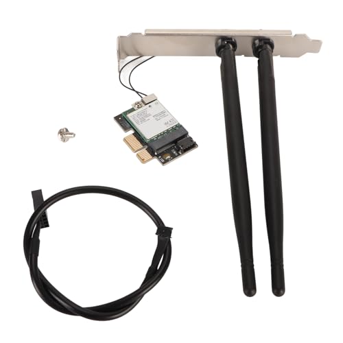 Tarjeta de Red Gigabit, Tarjeta 6E AX210NGW Estable 2.4GHz 5GHz 6GHz Alta Velocidad Plug and Play con Antena para PC de Escritorio (Antena No Desmontable) miniatura 6