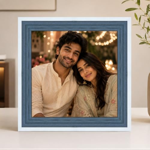 Image of Art Street Customize Premium 3D Photo Frame With Photo Upload and Rakhi For Raksha Bandhan, Brother, Sister, Birthday, Anniversary for Husband, Couple, Parents For Table & Wall Both (Square, 8x8 Inch)
