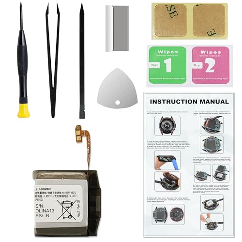 MAXSHARKS Replacement Battery for Galaxy Watch 3 (45mm), EB-BR840ABY Battery Compatible with Samsung Galaxy Watch 3 45mm SM-R840 SM-R845, with Repair Tools & Instruction