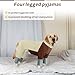 Hjumarayan Schnelltrocknender Hunde Ganzkörperanzug – UV-Schutz Hundebody für Sommer, Leichtes Hundeganzkörper Shirt, Atmungsaktiv & Schmutzabweisend, Outdoor Hunde Body mit Beinen, Beige 4XL