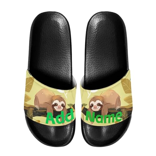 Image of Open Toe Slippers for Women Rubber Slides Womens Sandal Slippers