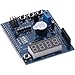 SHUATI Multi-Functional Expansion Board Sensor, Blue Sensor Shield Module with Four Digital Display, Multi-Function Shield ProtoShield for Arduino