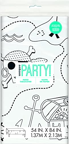 Multiple Brands (2 Pack) Pirate Treasure Map Coloring Party Paper Table Cover 54 X 84 Inches (Plus Party Planning Checklist By Mikes Super Store), Multicolor #TOP4