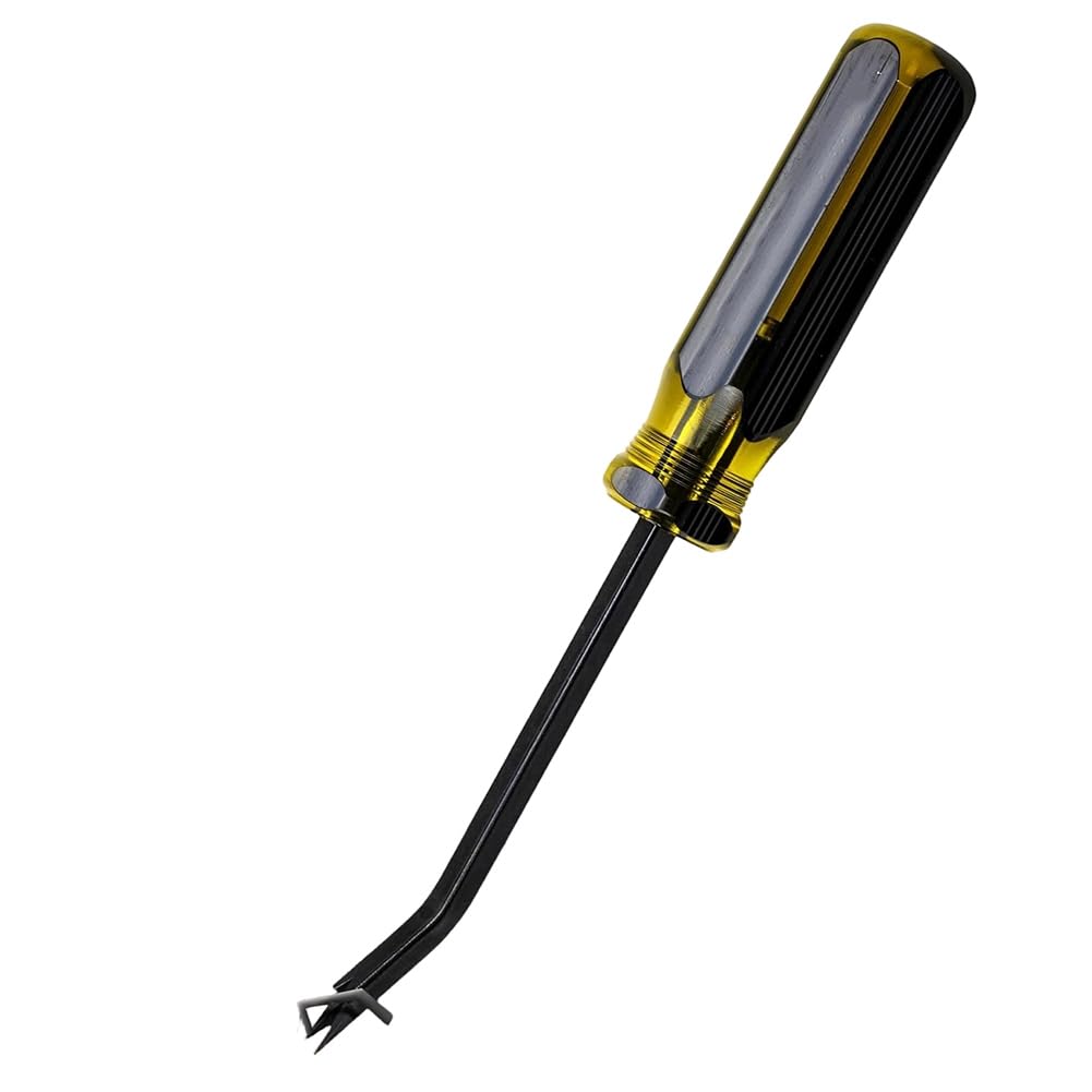 Jnchdghwa Black Upholstery Staple Remover Tool, Heavy Duty Staple Puller, Carpet Staple Removal Tool