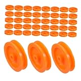 MAGICLULU 50pcs Plastic Pulley for Rc Car and Plane Toys Smooth Sliding Replacement Parts for Modifications and Repairs and Efficient Plastic Design