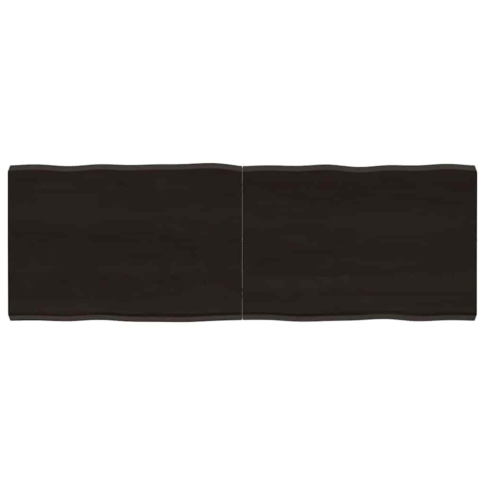 Piano Tavolo in Rovere Massello 140x50x(2-4) cm con Bordo Vivo e Design Pieghevole per Rinnovo Tavoli Casa e Ufficio
