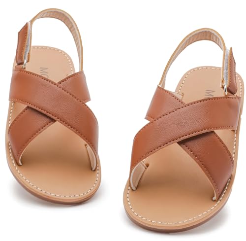 DADAWEN Girl's Summer Water Sandals Strappy Comfort Soft Flat Sandal (Toddler/Little Kid)